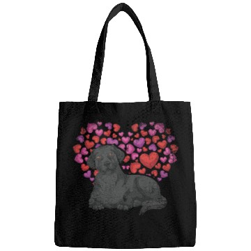 Discover Labrador Lab Dog Hearts Black Labrador Lover Dog Owner Animal Pet Black Lab Bags