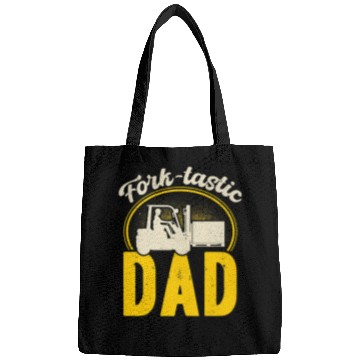 Discover Forktastic Dad Father Forklift Operator Warehouse Worker Bags