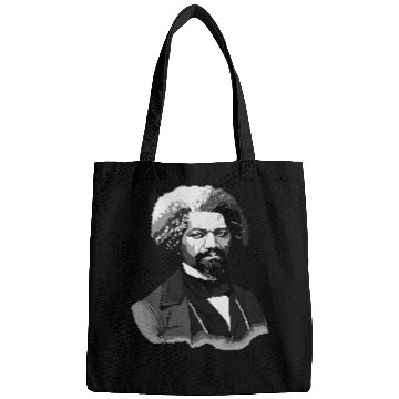 Discover Frederick Douglass lifelike illustration Bags