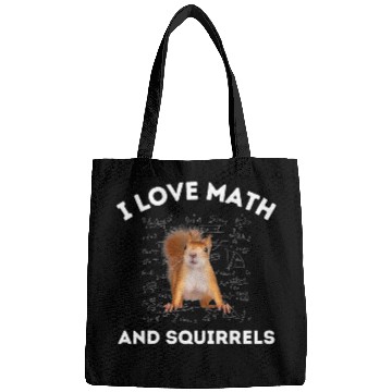 Discover Squirrel Lover I Love Math and Squirrels Squirrel Lover Algebra Teacher 141 Bags