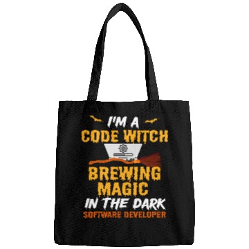 Discover Halloween Programmer Coder Software Web Developer Coding Bags