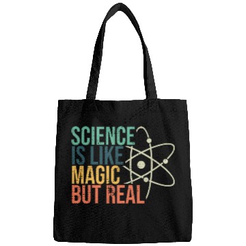 Discover Science Joke Fun Facts Science Teacher Science Geek Nerd Bags