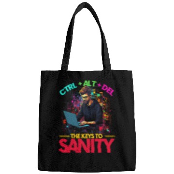 Discover Programmer IT CtrlAltDel The Keys To Sanity Tech Support Bags