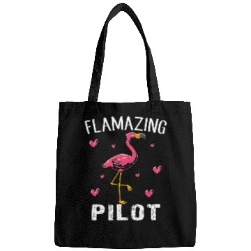 Discover Flamingo bird Funny Flamazing PILOT Bags