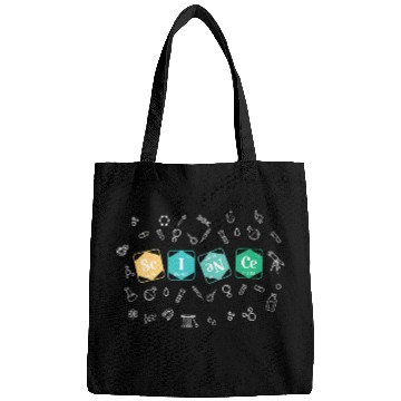 Discover Science Chemistry Elements Periodic Table Nerd Geek STEM Bags