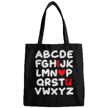 Discover ABC Chalk Alphabet I Love You English Teacher Valentines Day 7 Bags