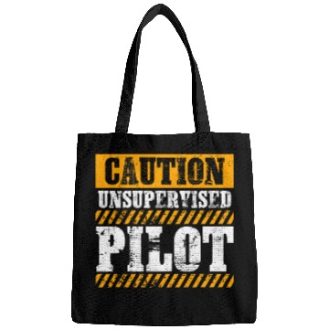 Discover Funny Working Job Proud Caution Unsupervised Pilot Bags