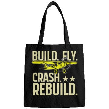 Discover RC Plane Model Aircraft Build Fly Crash Rebuild 2 Bags