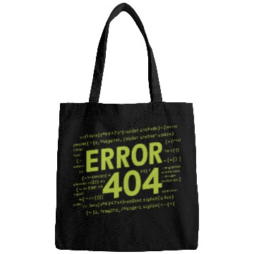 Discover Programmer Error 404 Computer 404 Day Science Bags