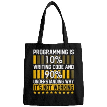 Discover Programmer Software Developer Computer Engineer Coding Bags