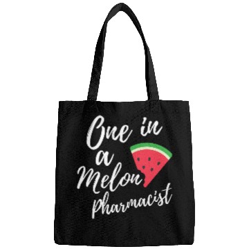 Discover One In A Melon Dedicated Pharmacist Funny Watermelon Design Bags