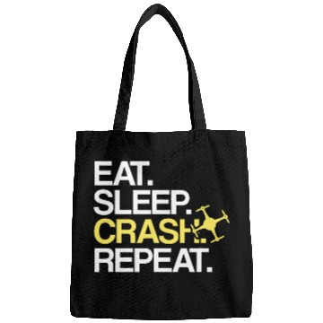 Discover Eat Sleep Crash Repeat Drone Pilot Bags