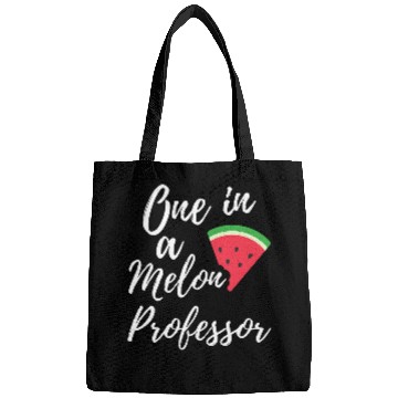 Discover One In A Melon Dedicated Professor Funny Watermelon Design Bags