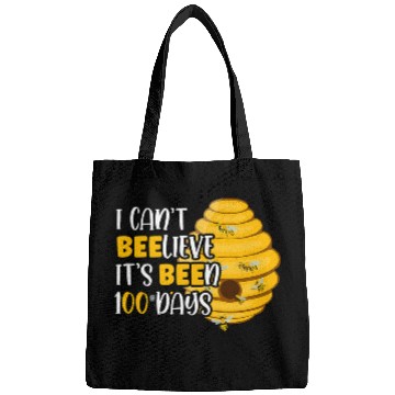 Discover I Cant Beelieve Its Been 100 Days Bee Hive Teacher Student Bags