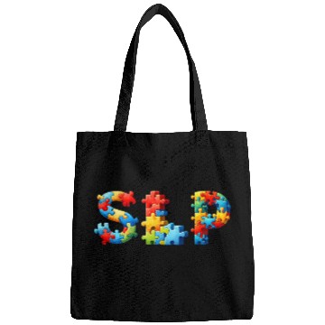 Discover Autism Awareness Speech Language Pathology SLP Bags