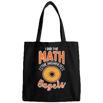 Discover Funny Math Answer Is Bagels Bagel Bags