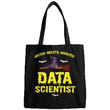 Discover Halloween Data Scientist Mining Analyst Statistics Data Nerd 2 Bags