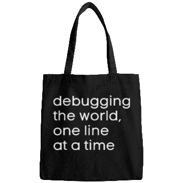 Discover Funny Programmer Software Developer Computer Debugging Code Bags