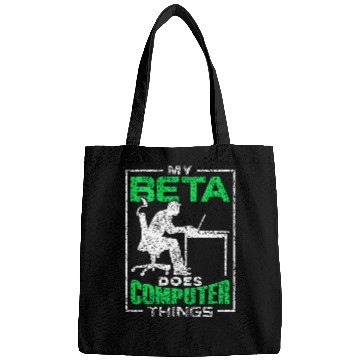 Discover My Beta Does Computer Things Coder Programmer Programming Bags