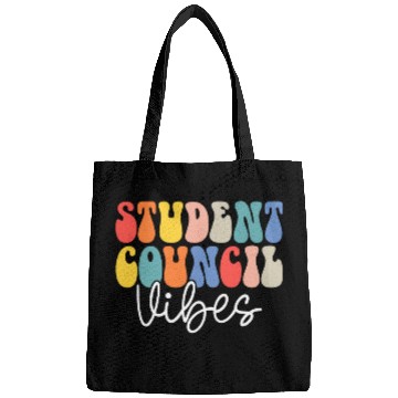 Discover Groovy Student Council Vibes School Student Council 1 Bags