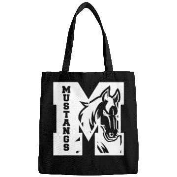 Discover Mustangs Teacher Student School Sports Fan Team Spirit Bags