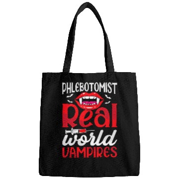 Discover Vampire Blood Draw Funny Phlebotomy Technician Phlebotomist Bags