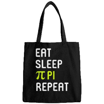 Discover Eat Sleep Pi Repeat Inspirational Math Student Teacher Bags
