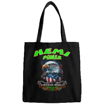 Discover 392 Hemi Power Patriotic Eagle Muscle Car Design Bags