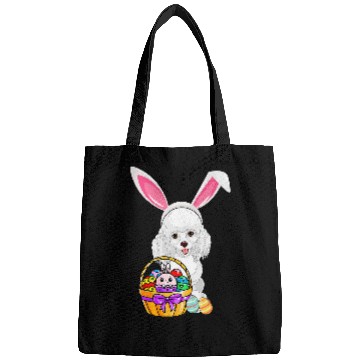Discover Poodles Easter Egg Funny Poodle Easter Poodle dog Bags