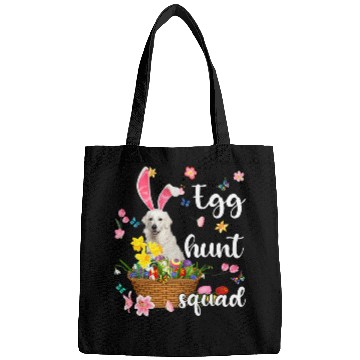 Discover Kuvasz Happy Easter Day Easter Colorful Egg Hunt Bags