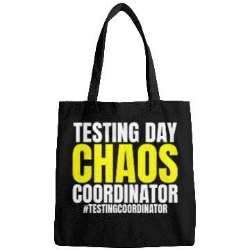 Discover Testing Day Chaos Coordinator Funny Testing Supervisor Bags
