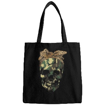 Discover Skeletons Skulls Camouflage Skull Leopard Bandana Skull Bags