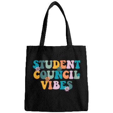Discover Groovy Student Council Vibes School Student Council 2 Bags