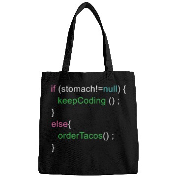 Discover Software Code Programmer Engineer Tacos Lover Geek Nerd Bags