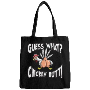 Discover Chicken Lover Funny Guess What Chicken Butt 21 Bags