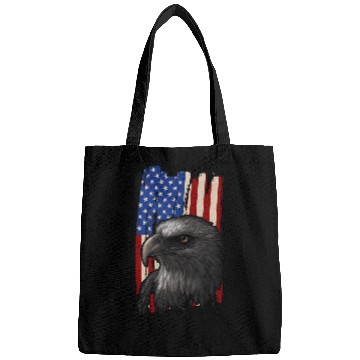 Discover American Bald Eagle Independance American Flag Eagle 21 Bags