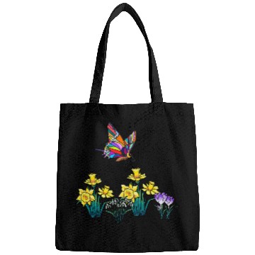 Discover Easter Spring Daffodil Crocus Butterfly Children Bags
