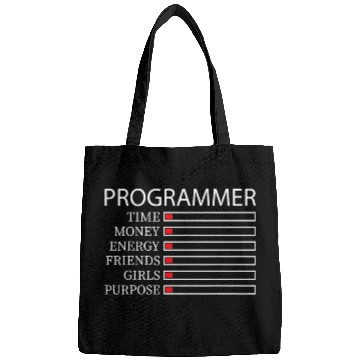 Discover Software Engineer with the inscription Programmer Bags