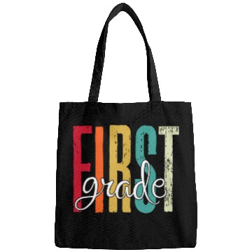 Discover First Grade Boys Teacher Team Retro vintages 1st Grade Squad Bags