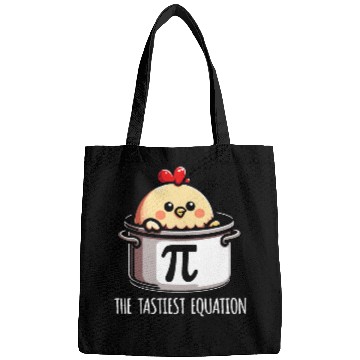 Discover Funny Pi Day Chicken Pot Pie For Math Teacher Student Bags