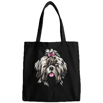 Discover Cool Shih Tzu Face Bags