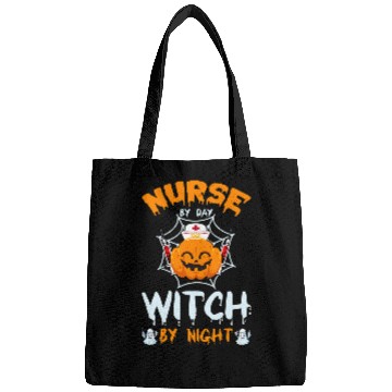 Discover Halloween nurses costume vintages nurses by day witch by night Bags