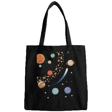 Discover Teacher Science Lover Solar System Scientist Astronomy Space Bags