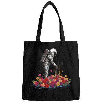 Discover Astronaut Funeral Cool Surreal SciFi EDM Space Art 3 Bags