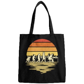 Discover Developer Evolution Retro Computer Scientist Programmer 1 Bags