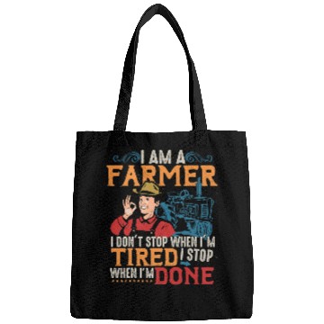 Discover Tractor driving Im A Farmer Tractor Country Funny Farming Tractor Bags