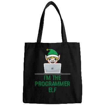 Discover Software Developer Computer Coding Elf Christmas Programmer Bags