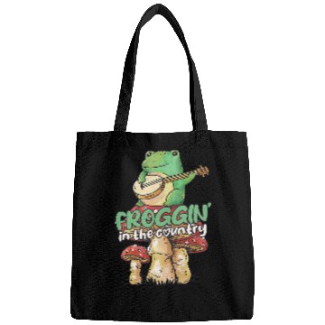 Discover Frog Toad Mushroom Cottagecore Bags