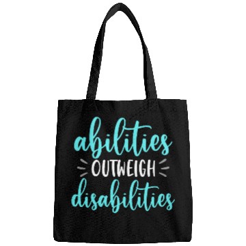 Discover Abilities Outweigh Disabilities Special Education Teacher Bags