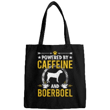 Discover Powered By caffeines and Boerboel Dog Lovers Bags